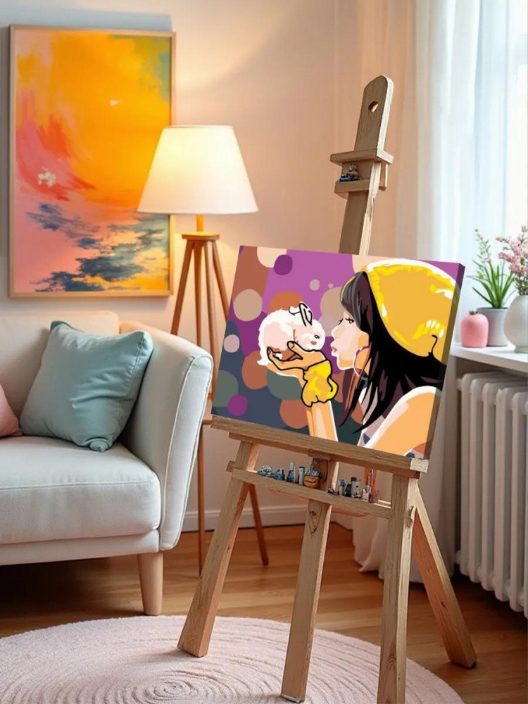 Картина по номерам «Маленький кролик» — картинка 9