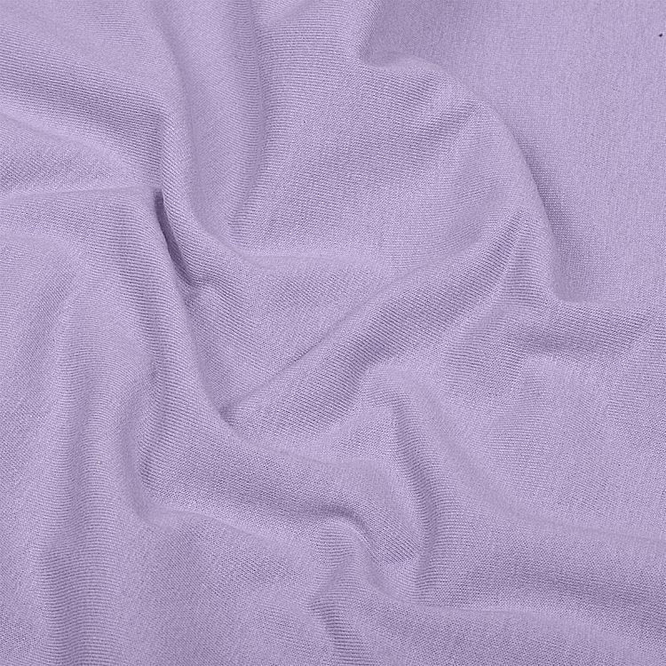 Ткань трикотаж Кулирка хлопок, 6 м, ширина 100+100 см, 145 г/м2, цвет: лаванда, TBY — картинка 3