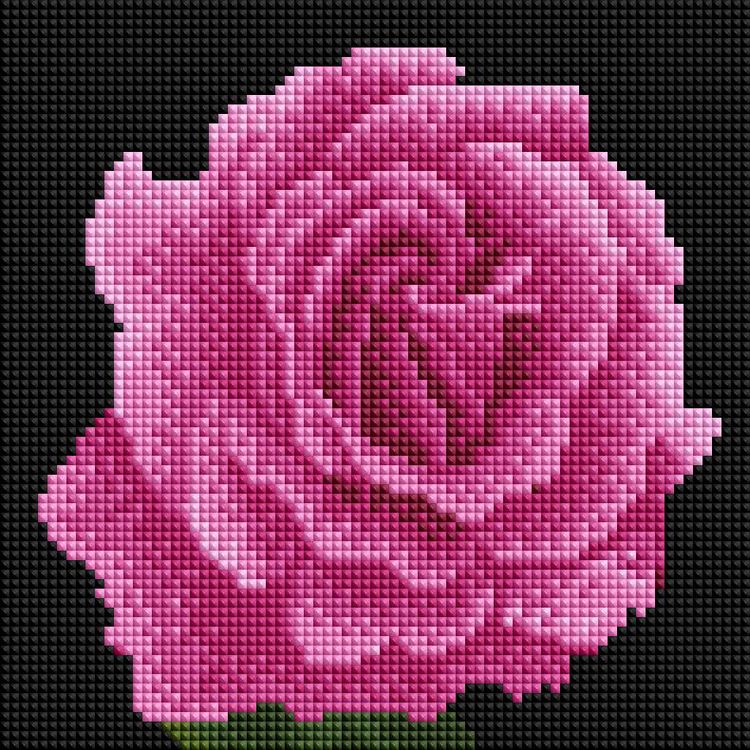 Алмазная вышивка «Роза»