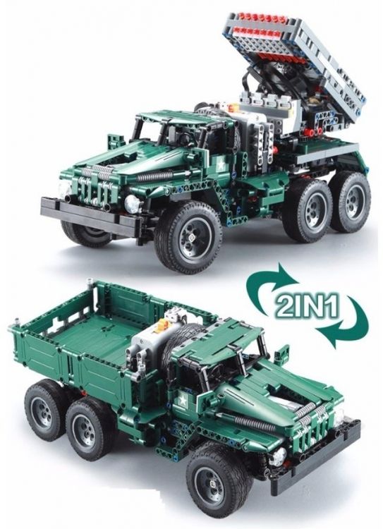 Радиоуправляемый конструктор с мотором Cada Technics Катюша - 2.4G
— картинка 4