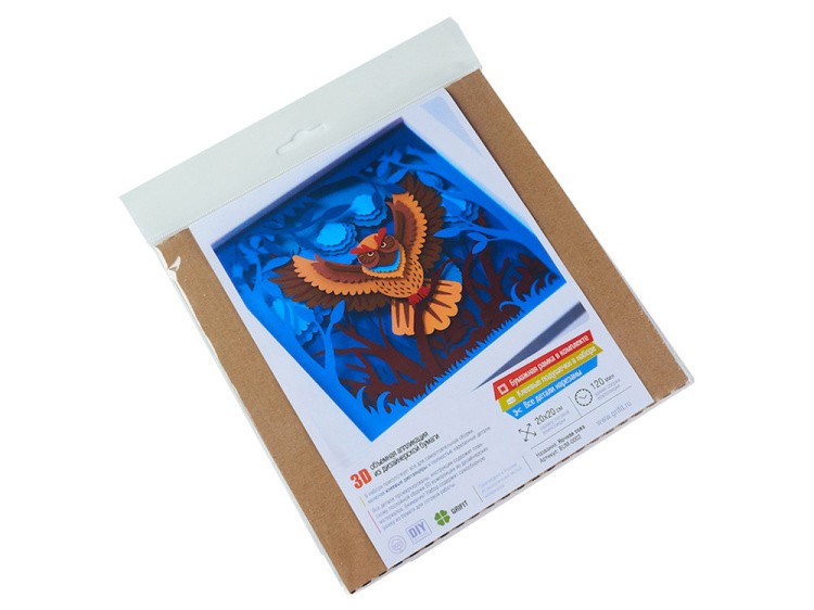 Папертоль для детей «Ночная сова» — картинка 2