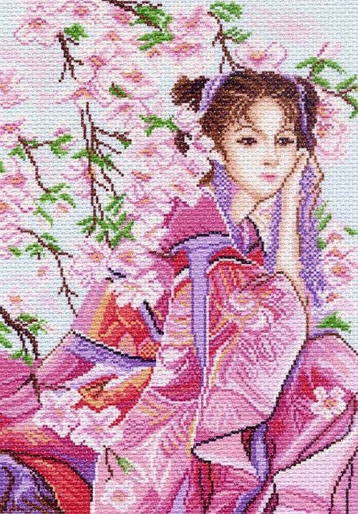 Рисунок на ткани «Розовые мечты»
