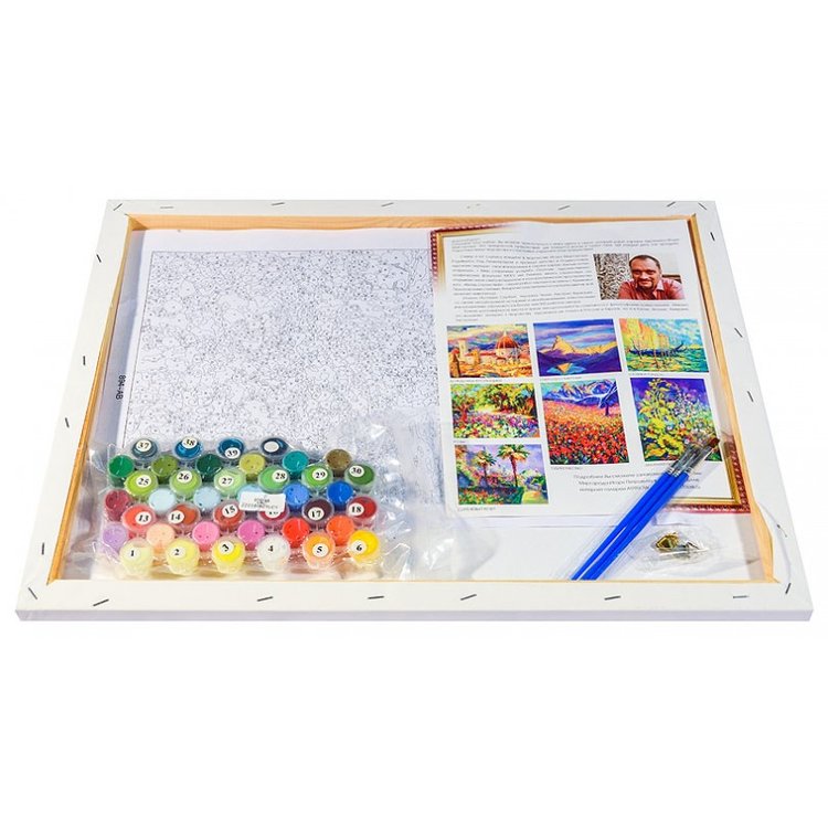 Картина по номерам «Розы. Южная терраса дворца» — картинка 3