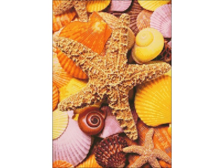 Алмазная вышивка «Ракушки и звезды» — картинка 2