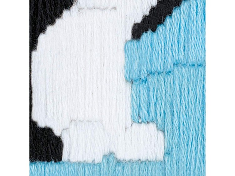 Набор для вышивания «Хаски в сугробах» — картинка 4