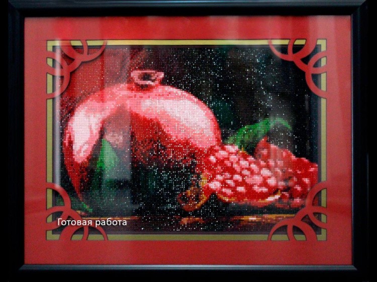 Алмазная вышивка «Гранат» — картинка 3