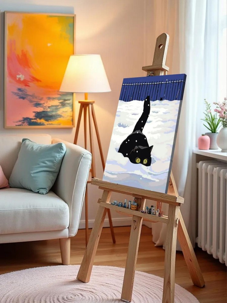 Картина по номерам «Зимняя охота» — картинка 10