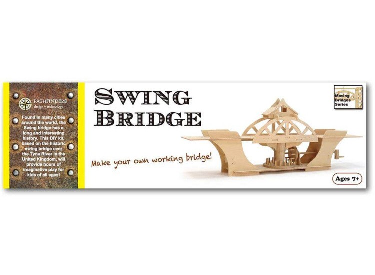 Конструктор из дерева «Поворотный мост» модель D-014 — картинка 5