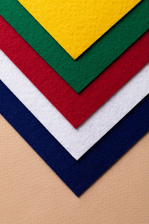 Фетр декоративный «Яркий праздник», жесткий, 1,2 мм, 27х30 см ± 2 см, 5 шт., Gamma — картинка 2