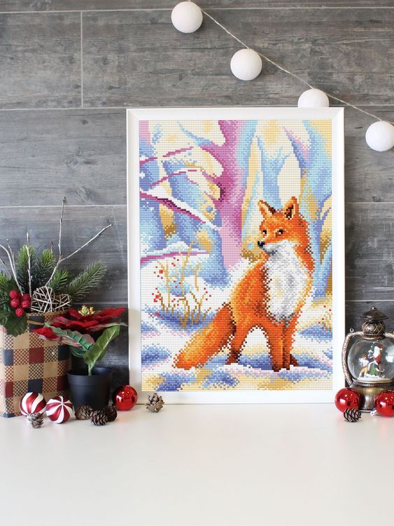 Алмазная вышивка «В лесу» — картинка 3