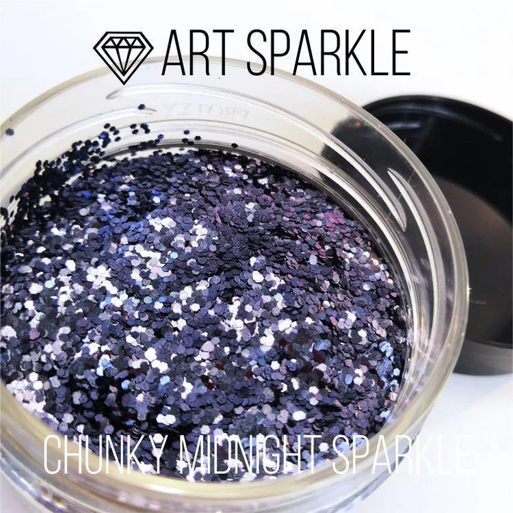 Глиттер крупный Chunky Midnight Sparkle, 50 г, Craftsmen.store — картинка 2