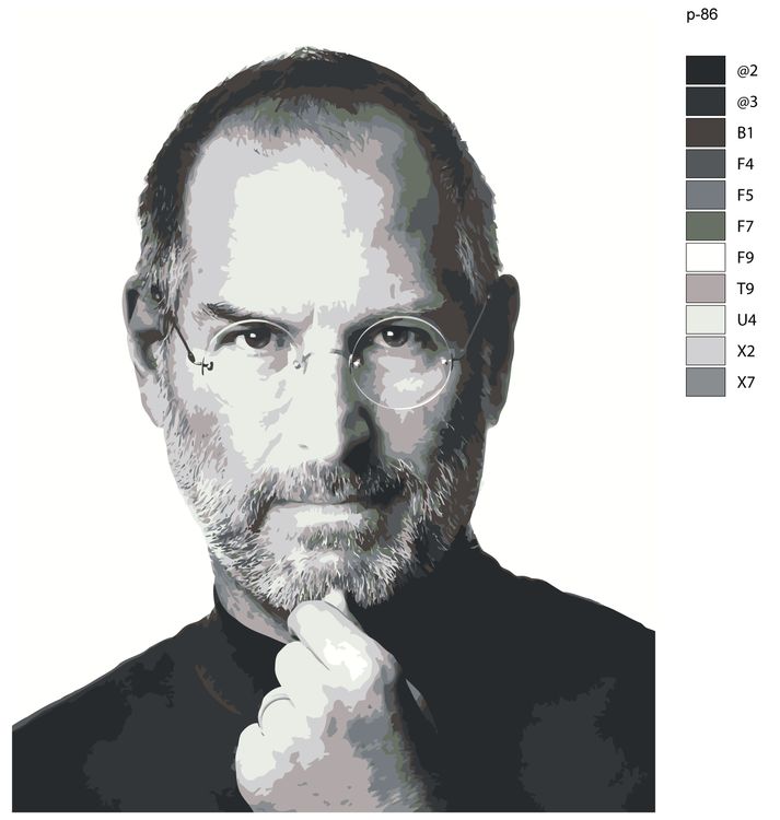 Картина по номерам «Стив Джобс» — картинка 2