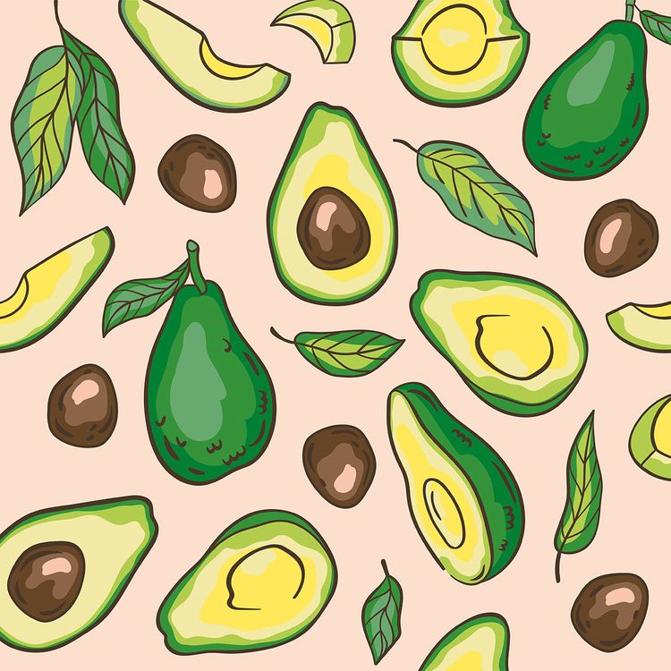 Раскраска на декоративной наволочке «В стиле авокадо», Фрея — картинка 2