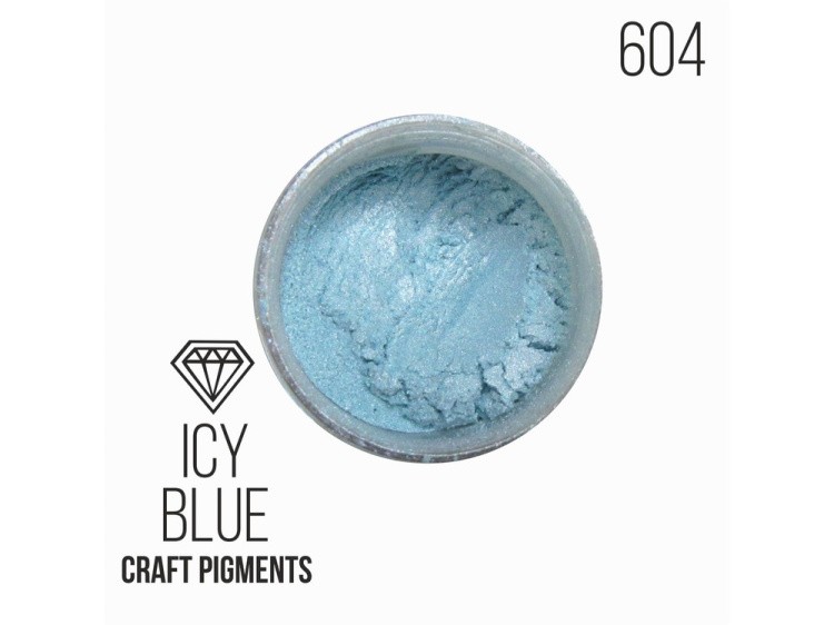 Пигмент минеральный льдистый голубой (Icy Blue) 10 мл, CraftPigments