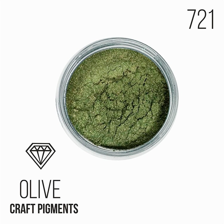 Пигмент минеральный оливковый (Olive) 10 мл, CraftPigments