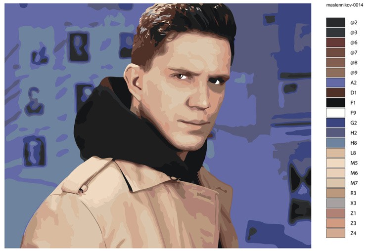 Картина по номерам «Дима Масленников 6» — картинка 2