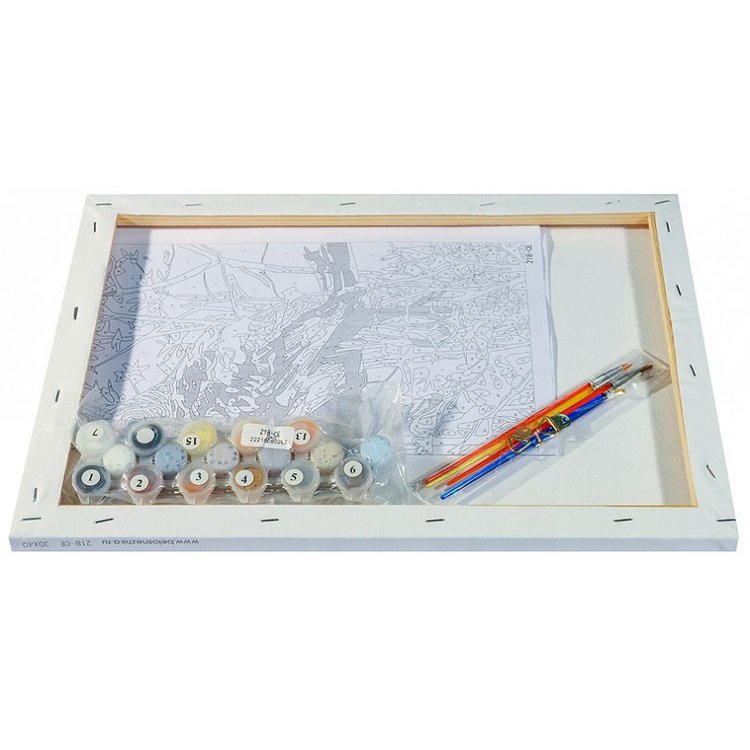 Картина по номерам «Сова» — картинка 3