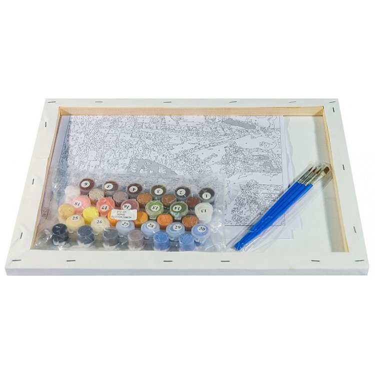 Картина по номерам «Старый город» — картинка 3