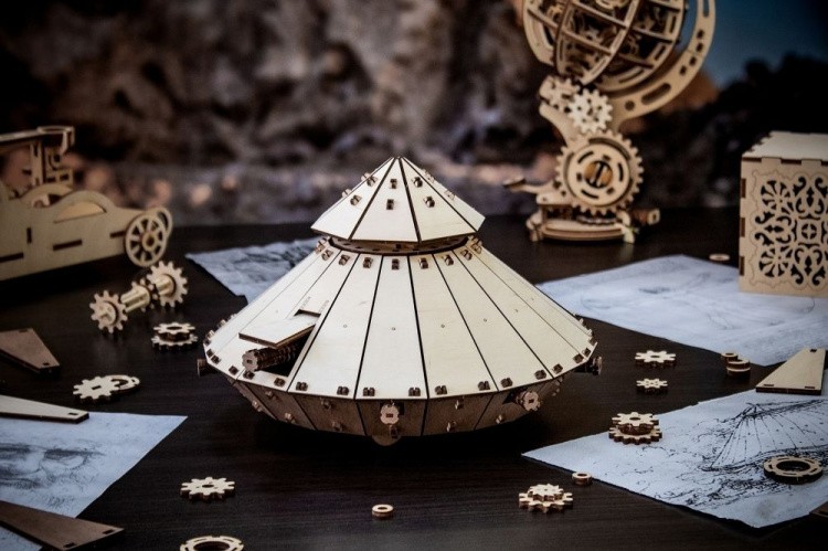 Конструктор из дерева «Танк Да Винчи», Eco Wood Art — картинка 2