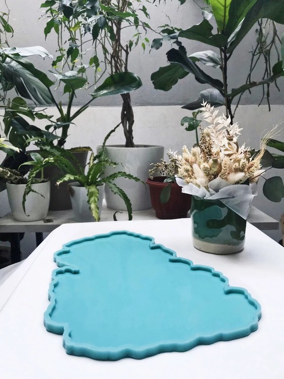 Силиконовая форма для картины/подноса «Геод», модель №40 — картинка 2