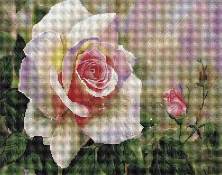 Алмазная вышивка «Садовая роза»