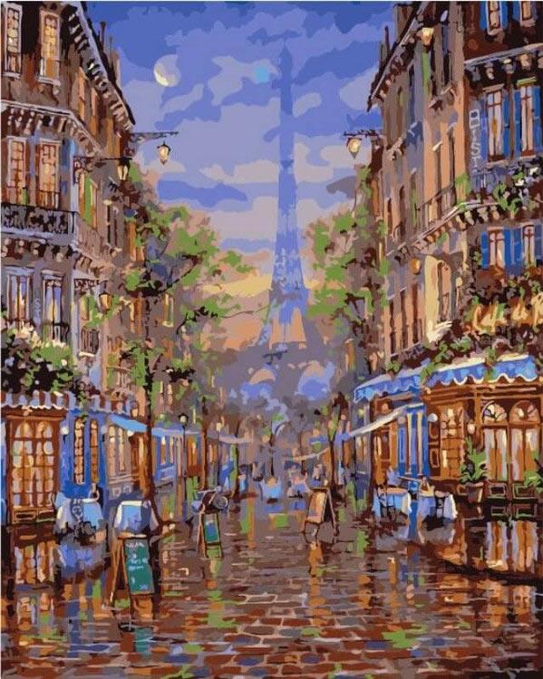 Картина по номерам «Монмартр Париж»