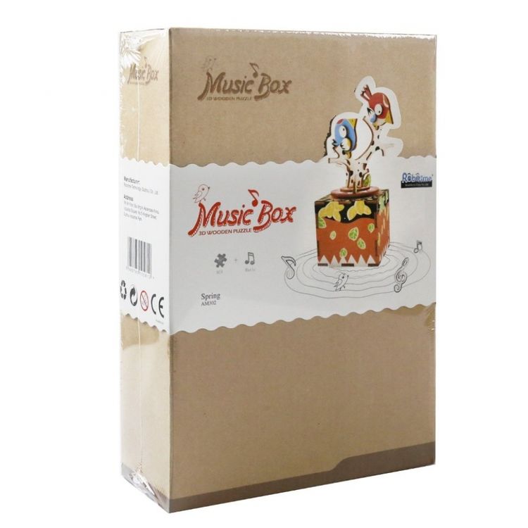 Конструктор из дерева «Птички», Robotime — картинка 5