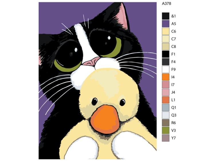 Картина по номерам «Любимка» — картинка 2