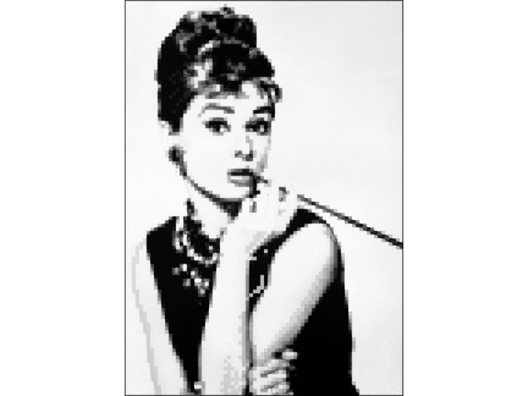 Алмазная вышивка «Одри Хепберн» — картинка 2