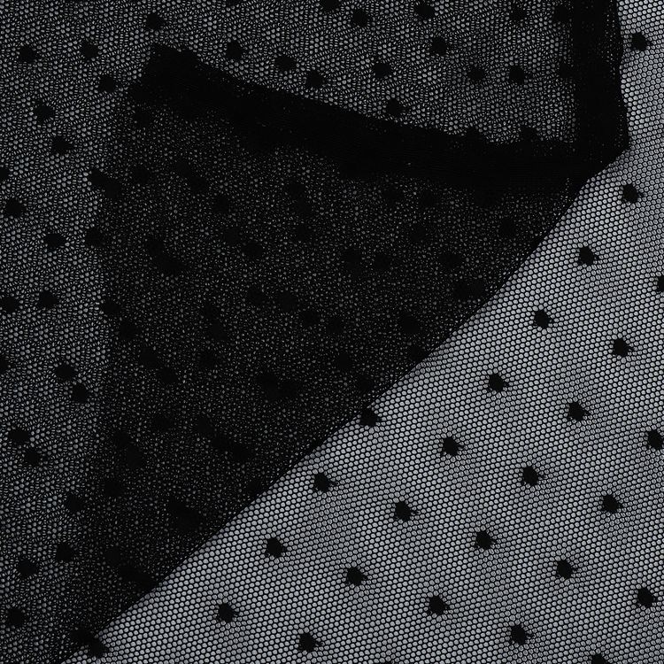 Сетка эластичная Мушка, 1 м х 160 см, 116 г/м², цвет: черный, KRUZHEVO — картинка 4