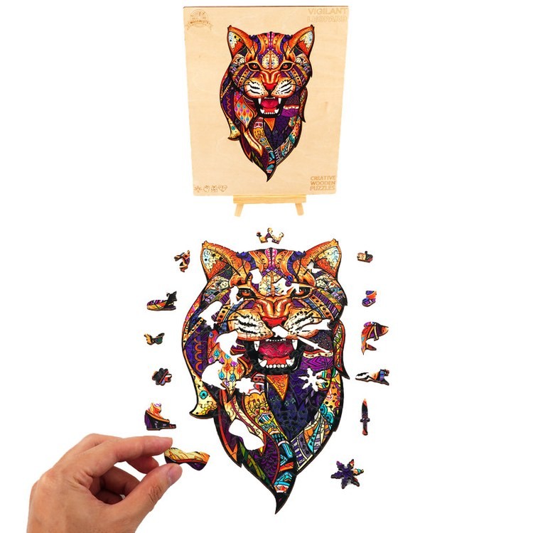 Деревянные пазлы «Африканский Леопард M», Woodbests — картинка 6