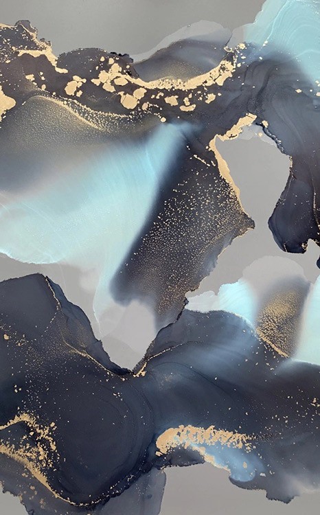 Набор для создания картин в стиле INK ART «Океан» (без фена) — картинка 5