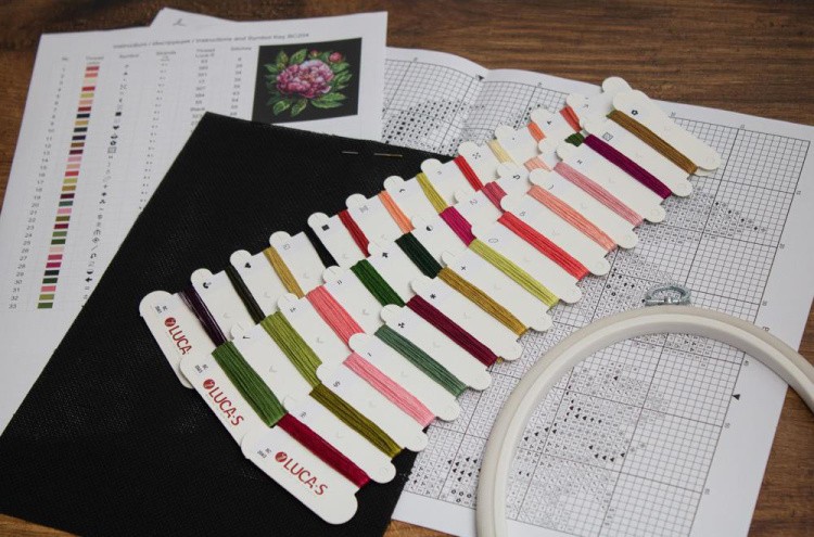 Набор для вышивания «Пион Peter Brand» — картинка 7