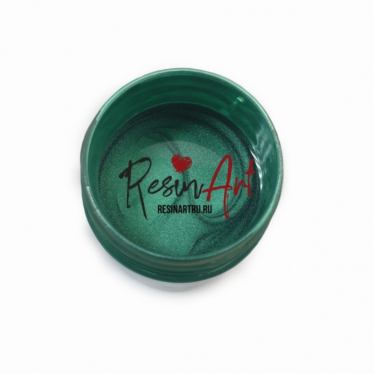 Жидкая поталь 40 мл - Зеленый, ResinArt — картинка 2