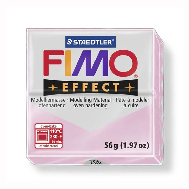 Полимерная глина FIMO Effect, цвет: розовый кварц, 57 г