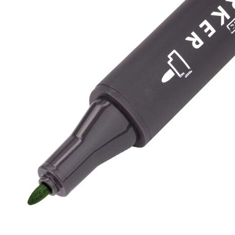 Маркер для скетчинга двусторонний 1 мм - 6 мм BRAUBERG ART CLASSIC, цвет: светлый фисташковый — картинка 4