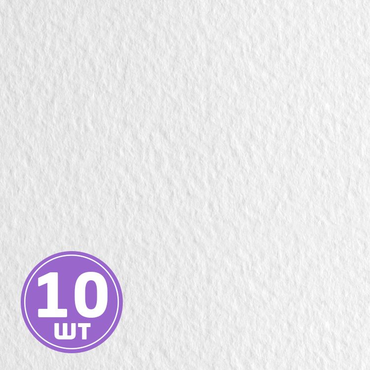 Бумага для пастели «Tiziano», 160 г/м2, 70х100 см, 10 листов, цвет: 52811001 белый, Fabriano