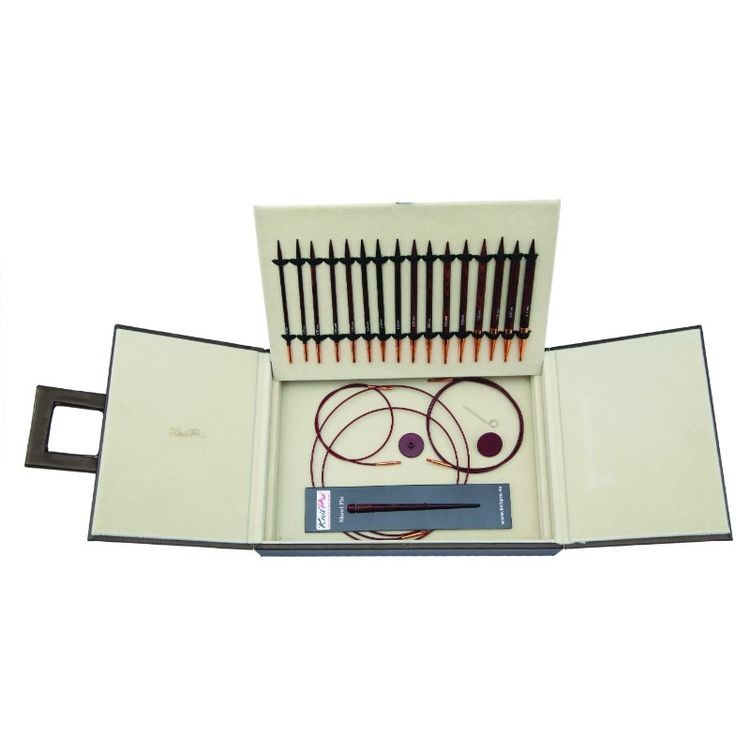 Набор деревянных съемных спиц «Deluxe Simfonie Rose» в подарочной коробке — картинка 2