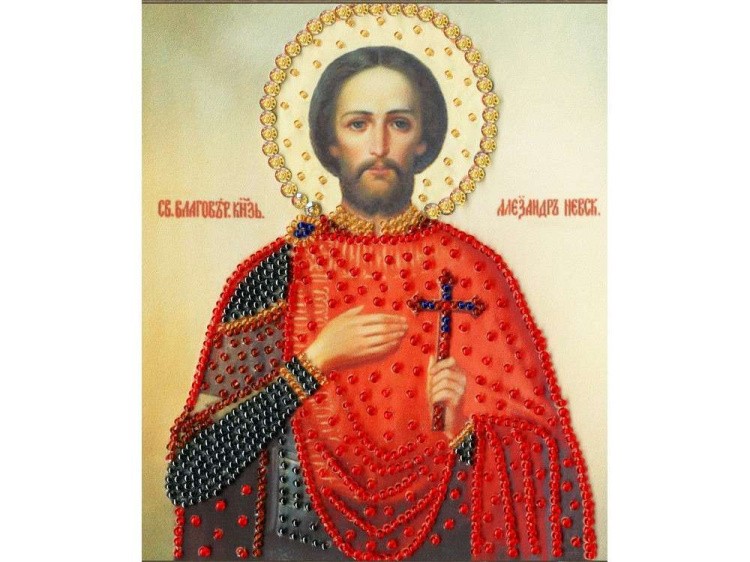 Набор вышивки бисером «Икона Святого Благоверного Великого Князя Александра Невского»