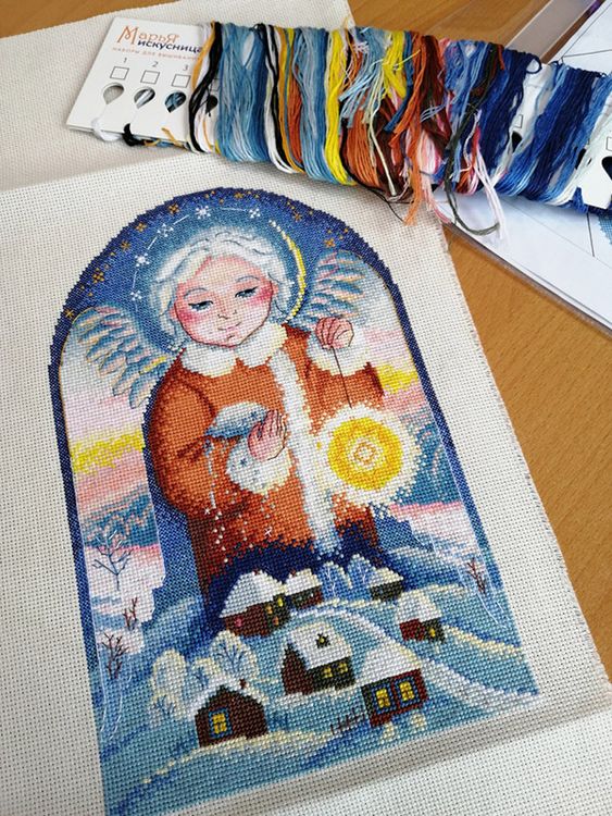 Набор для вышивания «Ключница. Снежный ангел» — картинка 3