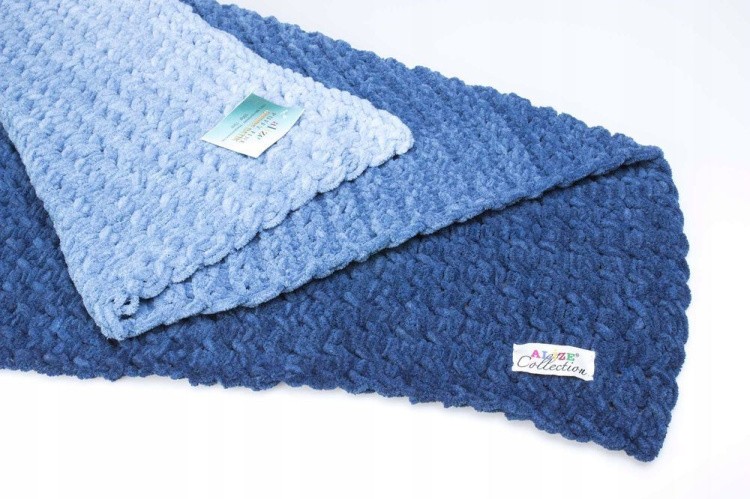 Пряжа ALIZE Puffy Fine Ombre Batik (7296), оранжевый, 5 шт. по 500 г — картинка 5