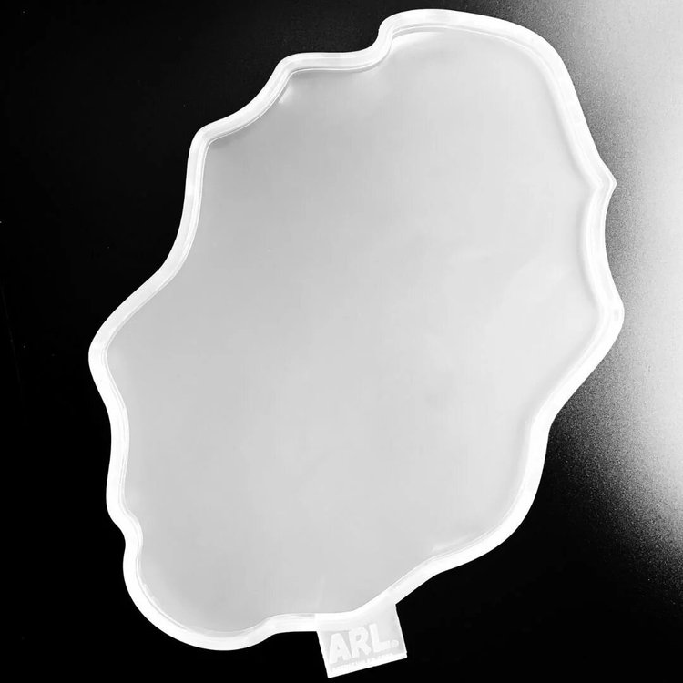 Глянцевый силиконовый молд Поднос Овал (white), Art Resin LAB — картинка 4