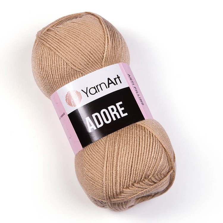 Пряжа YarnArt Adore (336), светлый фрез, 5 шт. по 100 г