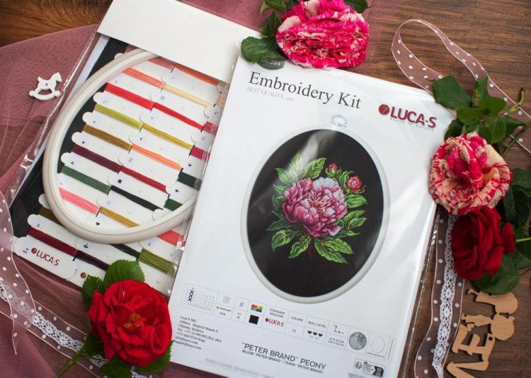 Набор для вышивания «Пион Peter Brand» — картинка 6