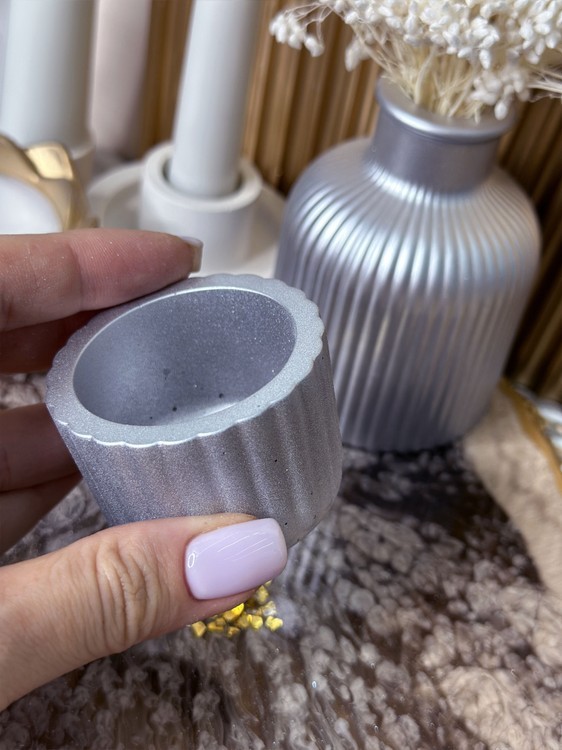 Силиконовый молд - Контейнер, d 6 см, 1 шт. — картинка 4