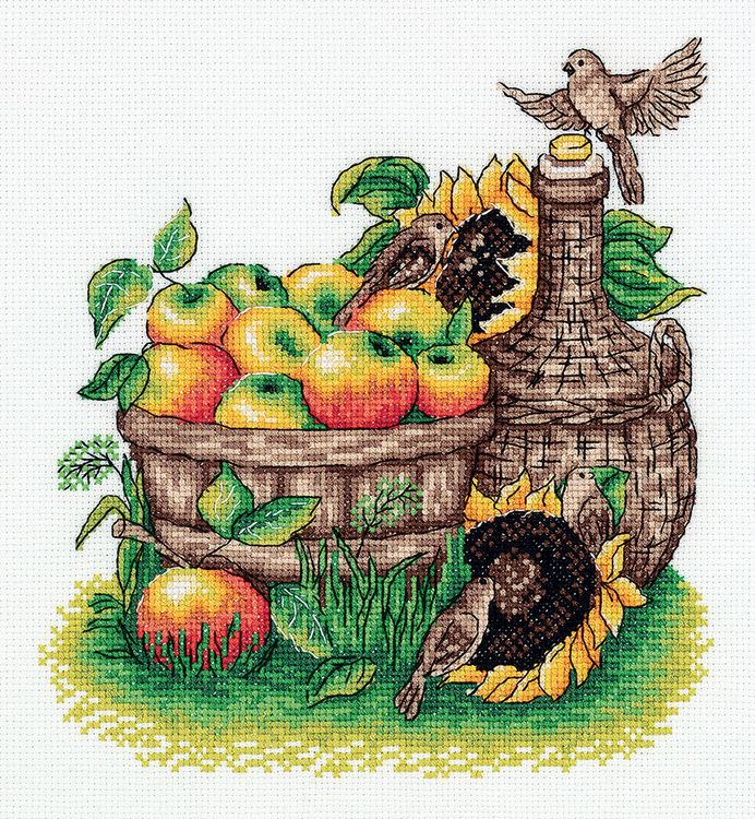 Набор для вышивания «Урожай яблок»