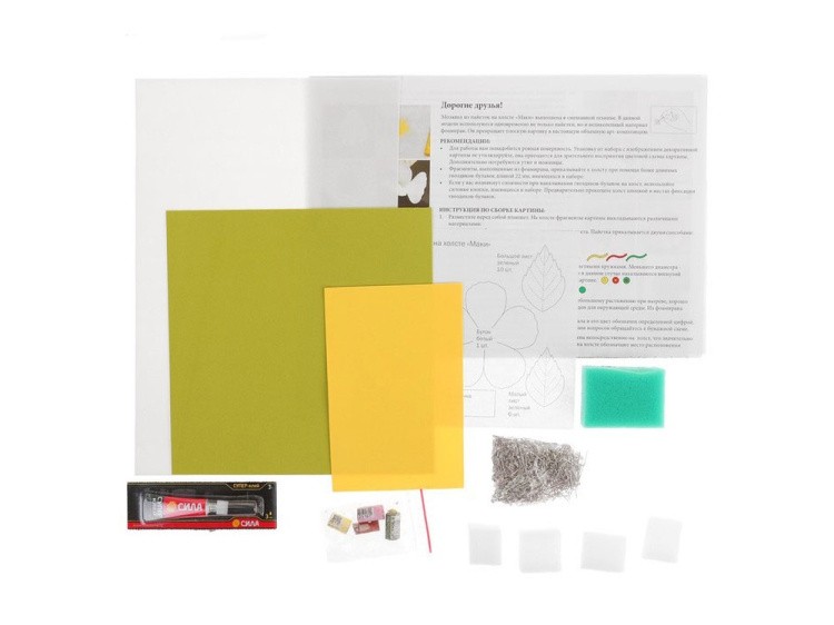 Картина на холсте из пайеток «Маки» — картинка 4