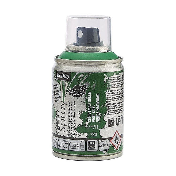 Краска на водной основе decoSpray, 093723 Зеленый рождественский — картинка 3