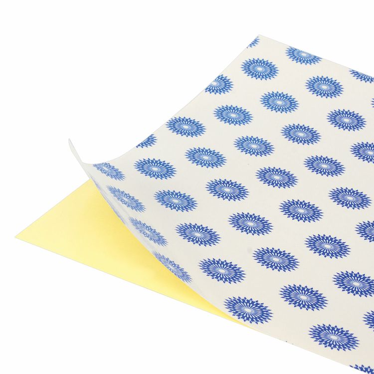 Цветная бумага А4, самоклеящаяся «Цветы», 5 листов, 5 цветов, ОСТРОВ СОКРОВИЩ — картинка 4