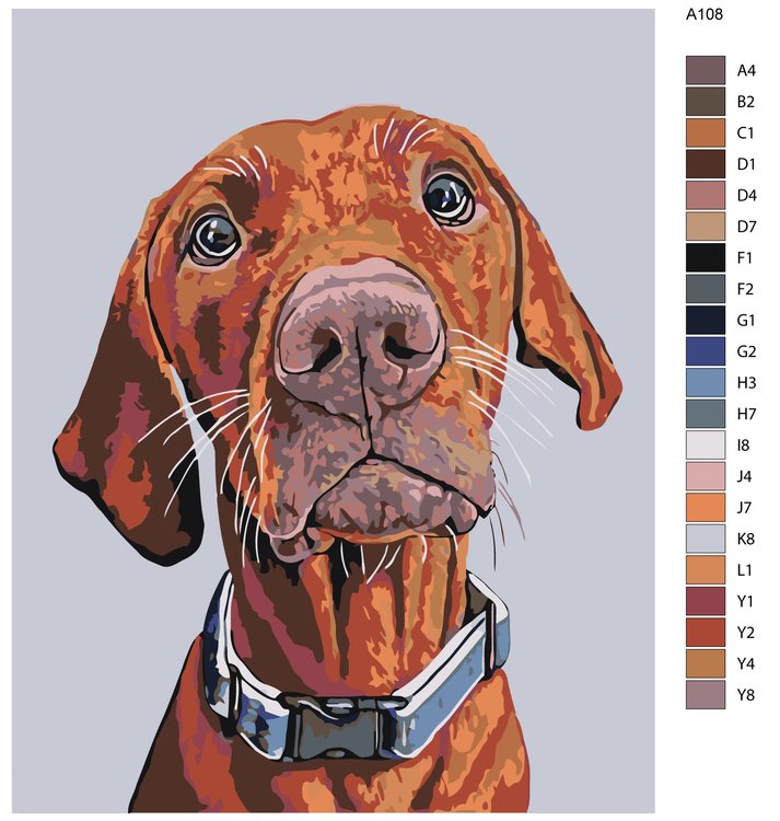 Картина по номерам «Олив» — картинка 2